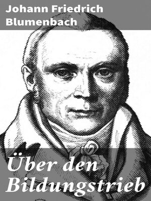cover image of Über den Bildungstrieb